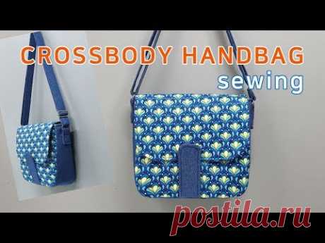 DIY Crossbody handbag/Handbag tutorial/크로스백 만들기 - YouTube