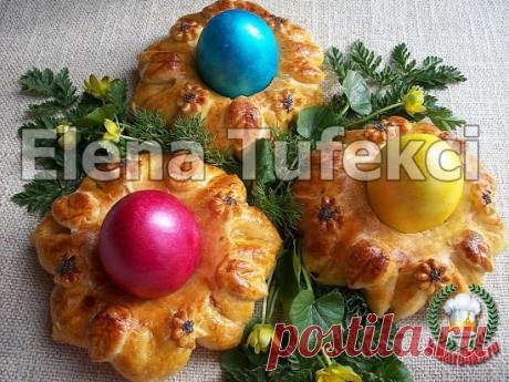 Готовимся к Пасхе - печем булочки подставочки для яиц