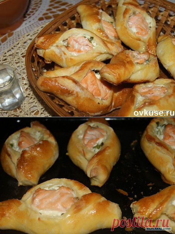 ПИРОЖКИ-РАССТЕГАИ, С СУДАКОМ И СЕМГОЙ