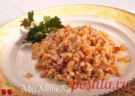 Рецепт гарнира из перловки | Кулинарные рецепты, домашние рецепты, -рецепты, праздничное меню