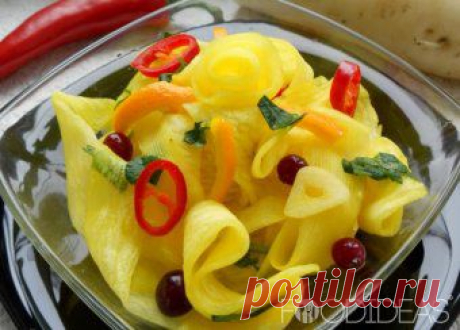 Маринованный дайкон - рецепт приготовления с фото