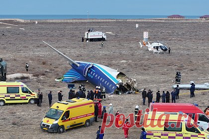 Казахстан анонсировал отчет о крушении самолета AZAL