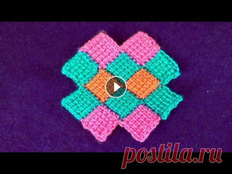 Энтерлак тунисским вязанием Энтерлак тунисским вязанием можно выполнить обычным крючком, так как он состоит из небольших участков. Такой способ вязания, который также можно назва...