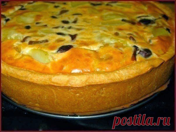 Шустрый повар.: Пирог с картошкой и грибами