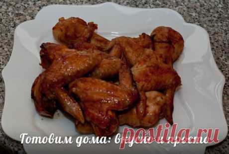 Куриные крылышки в медово-томатном маринаде | Про рецептики - лучшие кулинарные рецепты для Вас!
