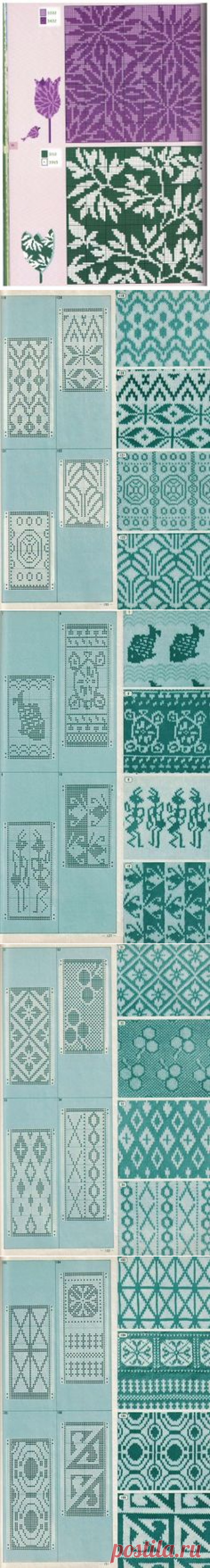 (54) annadrianna — «Pattern Library for Punch Card Knitters №1 1973» на Яндекс.Фотках | graphs