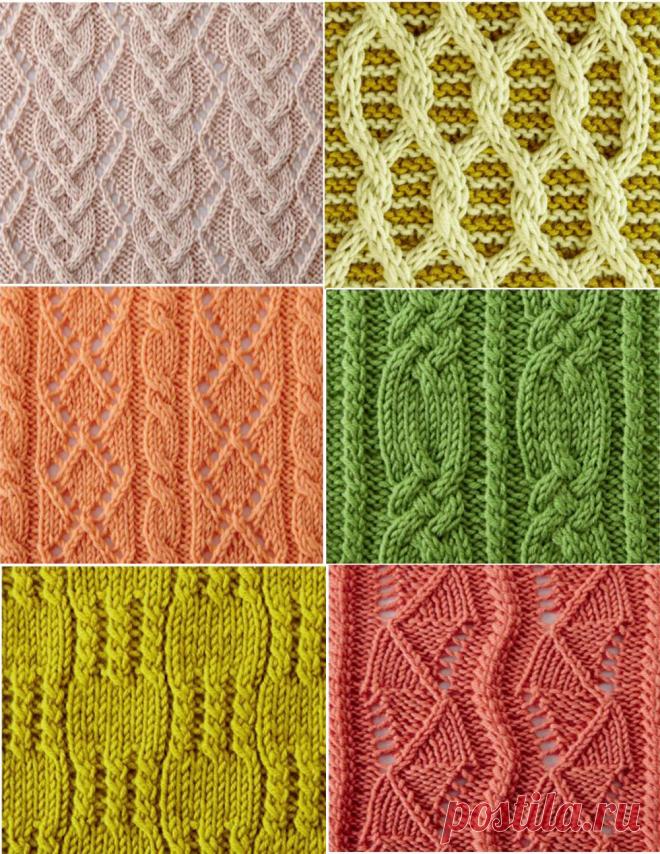 Новый сборник вязальных узоров ч.1