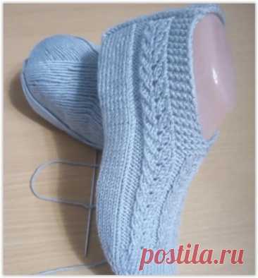 Нежные бесшовные тапочки