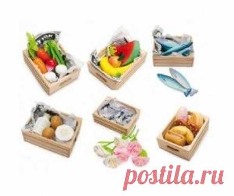 Деревянная игрушка LeToyVan Большой набор продуктов