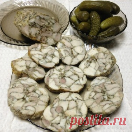 Угостите гостей мраморным рулетом из курицы. Все будут выпрашивать рецепт - МирТесен