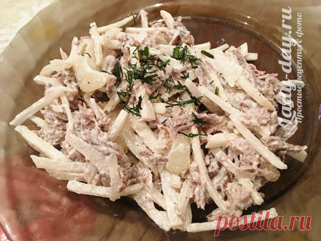 Салат Ташкент - рецепт классический из говядины | Простые рецепты с фото