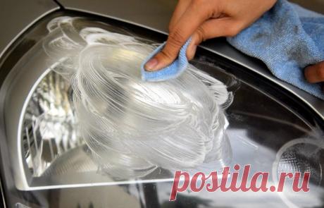 Полировка фар зубной пастой: чистка своими руками (видео)