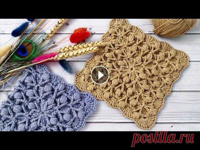 Этот узор вяжется на одном дыхании...