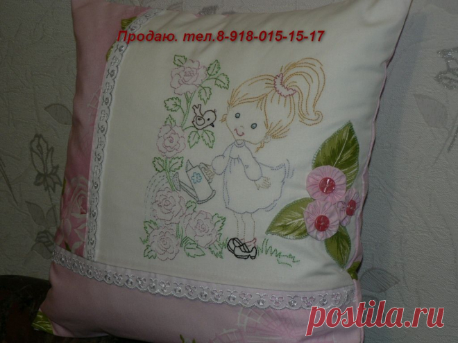 Продается красивая, нежная подушечка для принцессы)))