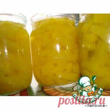 Консервированная тыква &quot;Весeлый ананас&quot; - кулинарный рецепт