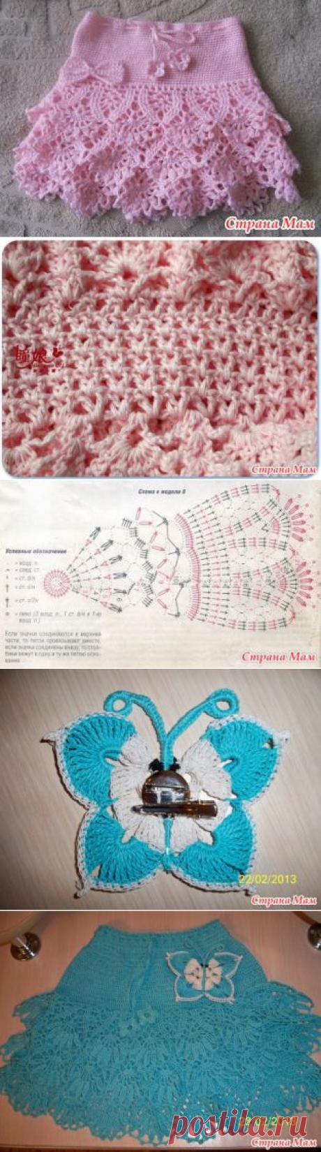 Юбочка для девочки - Вяжем вместе он-лайн - Страна Мам