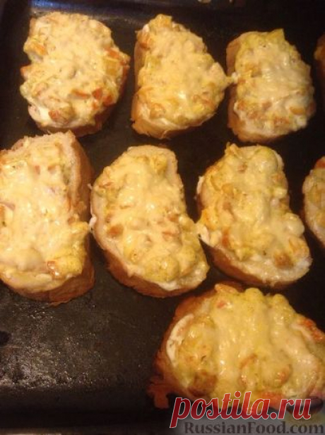 Рецепт: Бутерброды с куриной грудкой и сладким перцем на RussianFood.com