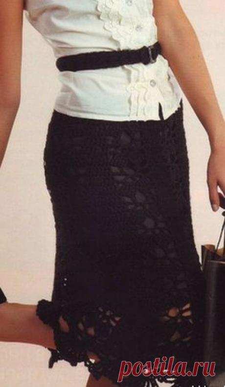 Юбка и пояс крючком