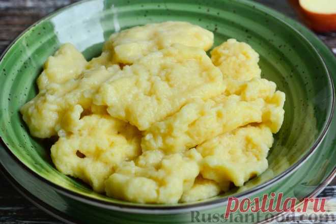 Рецепт: Яблочные клёцки на RussianFood.com