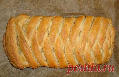 Плетенка с начинкой — Домашняя кулинария