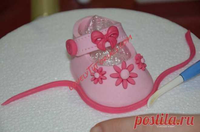 детские сандалики, пинетки, туфельки, сапожки, трафареты|gumpaste baby shoes tutorials,baby booties,templates - Страница 10 - Мастер-классы по украшению тортов Cake Decorating Tutorials (How To's) Tortas Paso a Paso