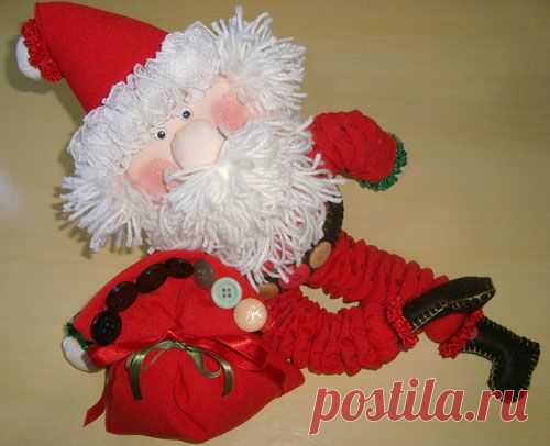 Como fazer um Papai Noel de fuxicos: dica da Manu - Vila do Artesão