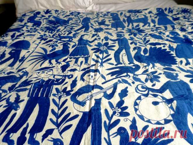 Hermoso lienzo otomi Bordado otomi Manta Otomi Telar - Etsy Chile