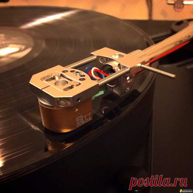 Ikeda 9TT MC phono cartridge on an Arche headshell.
