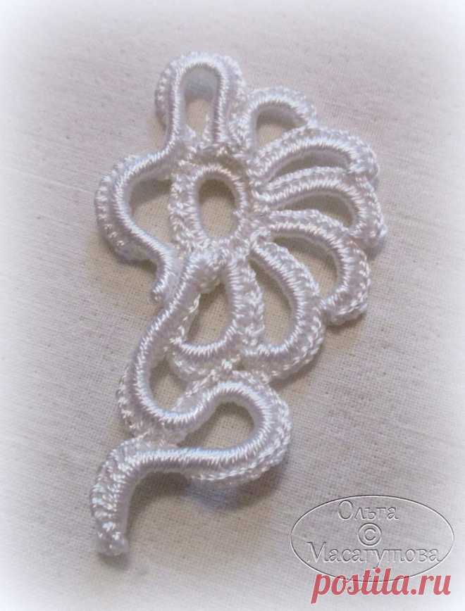 Показываю, как вяжется вот такой мотив