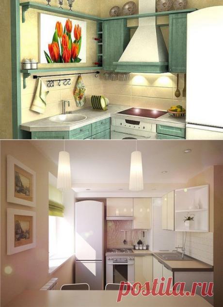 Варианты дизайна кухни в хрущевке