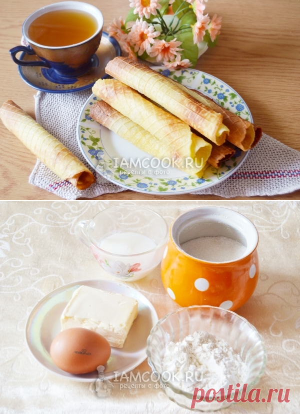 Вафли в электровафельнице хрустящие