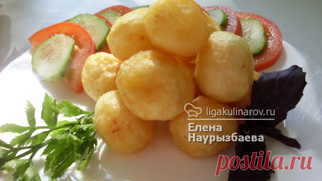 Картошечка по-боярски, рецепт пошаговый от Лиги Кулинаров. Рецепт картошечки по-боярски, рецепты Лиги Кулинаров.