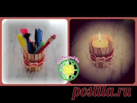 Многоцелевой контейнер деревенский шик / Rustic chic style multipurpose can (English CC) - YouTube