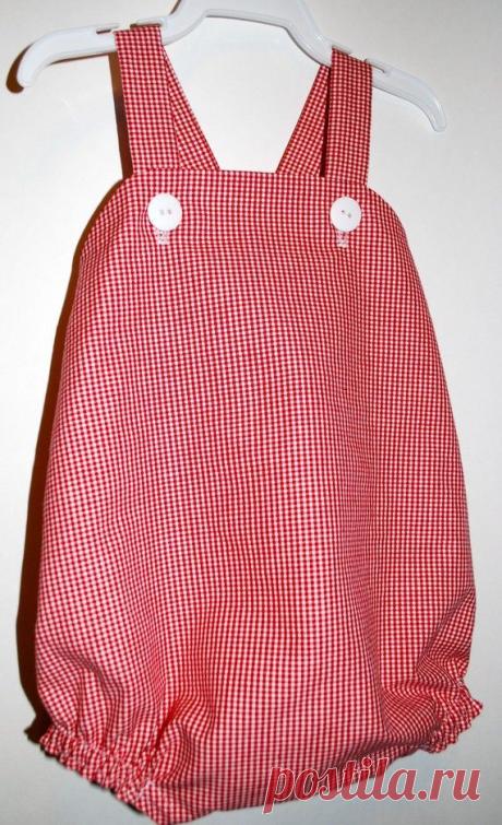 Summer Bubble (girl or boy) Pattern Tutorial Instructions - Sizes 6mo, 9mo,12mo…