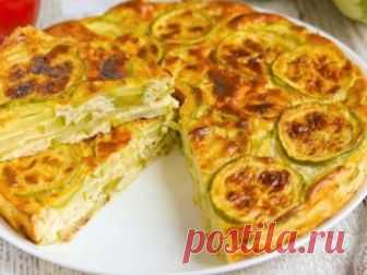 Рецепт: Запеканка с кабачками