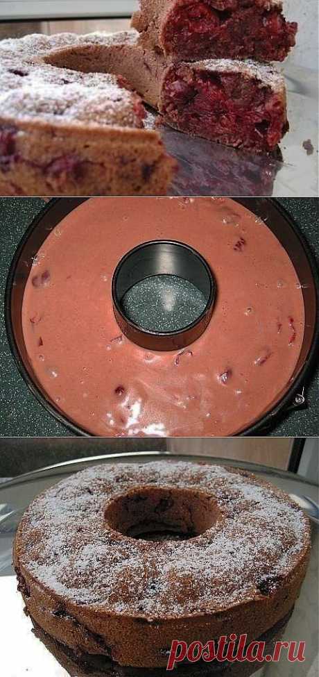 Постный вишнево-ванильный кекс | My Milady
