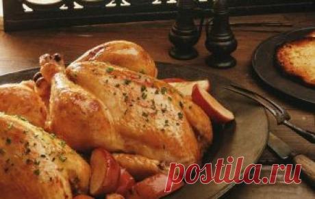 Курица в духовке с яблоками / Блюда из курицы / TVCook: пошаговые рецепты c фото