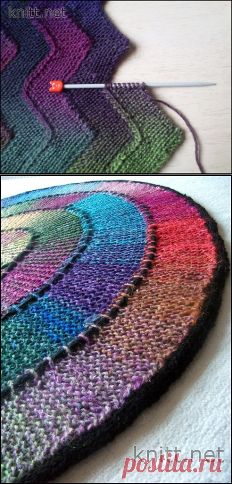 Одеяло Зиг-Заг из 10 петель | knitt.net | Все о вязании