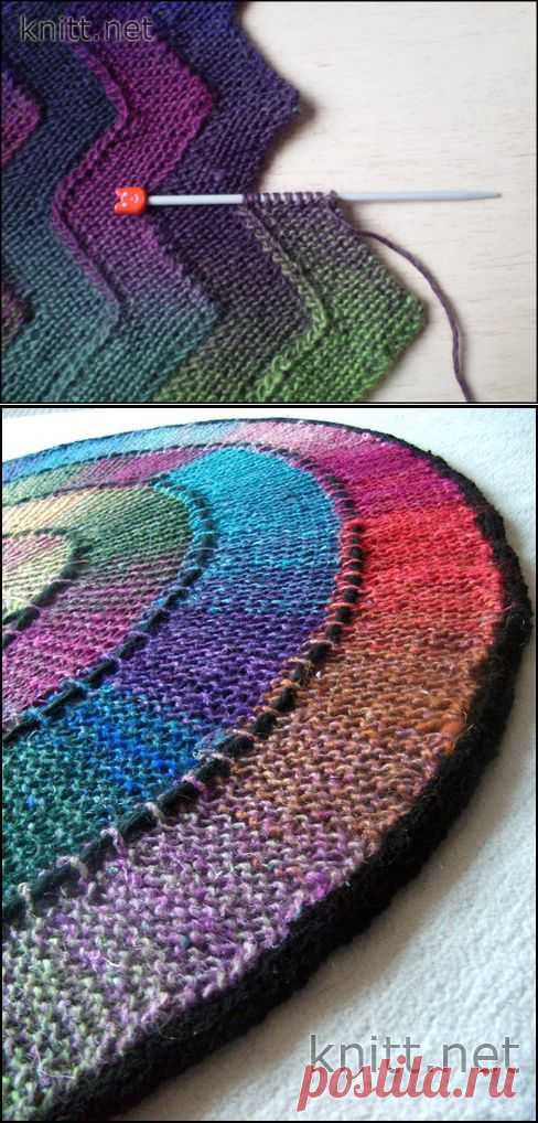 Одеяло Зиг-Заг из 10 петель | knitt.net | Все о вязании