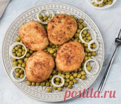 ​Сливочные куриные котлетки