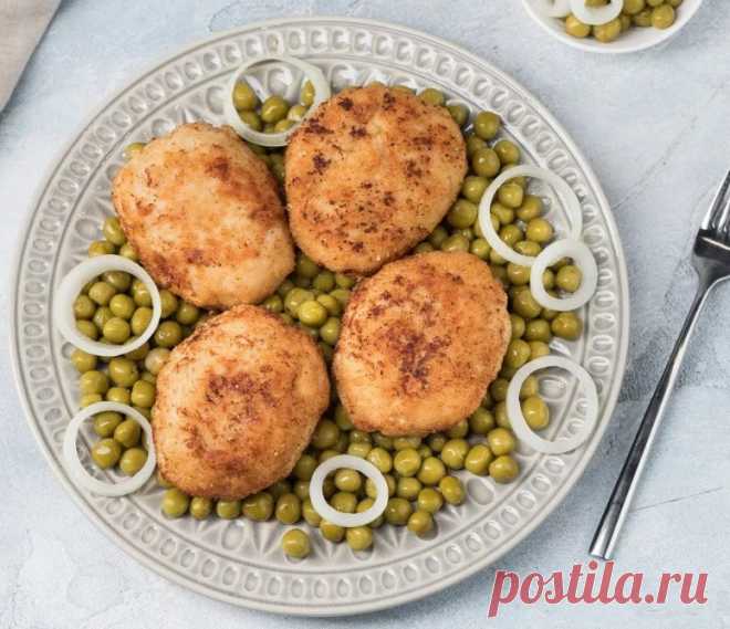 ​Сливочные куриные котлетки