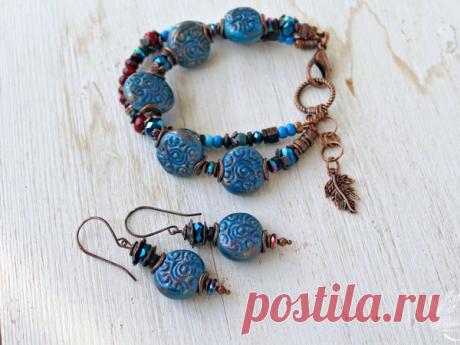 Делаем винтажные бусины из полимерной глины, пуговиц и красок | Журнал Ярмарки Мастеров