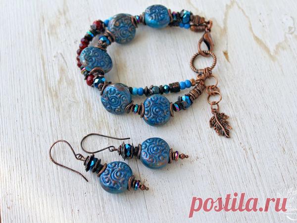 Делаем винтажные бусины из полимерной глины, пуговиц и красок | Журнал Ярмарки Мастеров