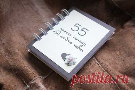 Книжечка для любимого человечка 55 причин
