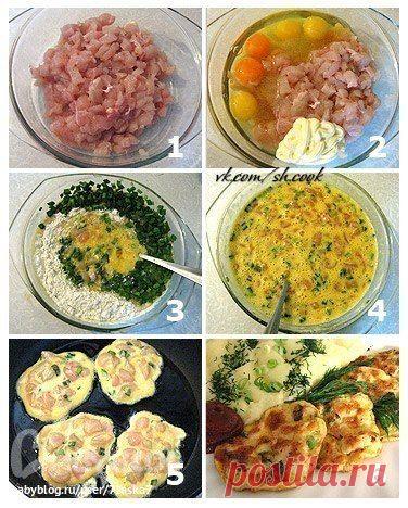 "Голландские" куриные оладушки