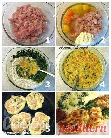 "Голландские" куриные оладушки