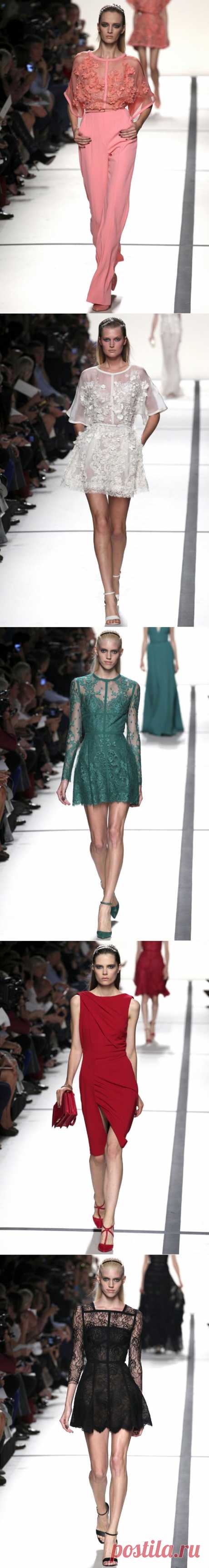Elie Saab Spring Summer 2014 Ready-To-Wear collection.