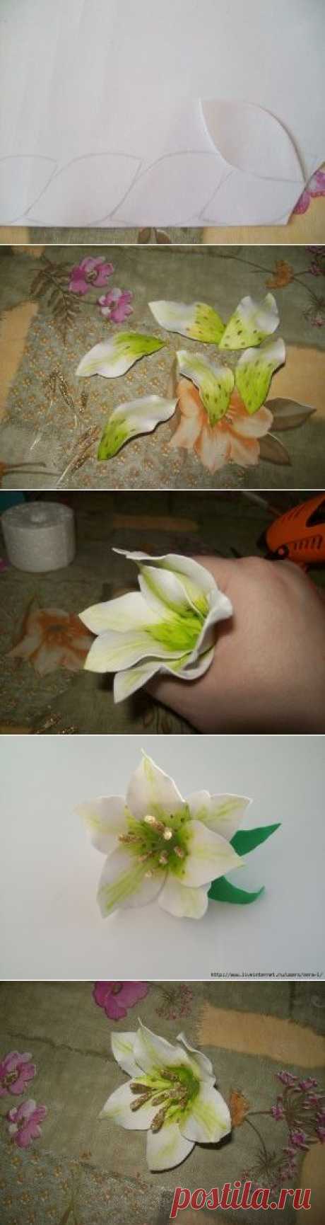 сообщение VERA-L : Лилия из фоамирана (09:06 19-11-2015) [5038720/377196439] - vinnik.evgeniya1957@mail.ru - Почта Mail.Ru