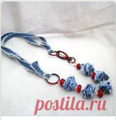 (42) Бусины из джинса. - Ярмарка Мастеров - ручная работа, handmade | Beadwork | Блог, Ручная Работа и Бисер