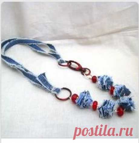 (42) Бусины из джинса. - Ярмарка Мастеров - ручная работа, handmade | Beadwork | Блог, Ручная Работа и Бисер